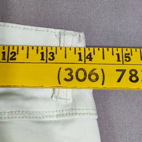 Lady Dutch High Society jeans women's size 28 light mint colour skinny - Picture 7 of 11